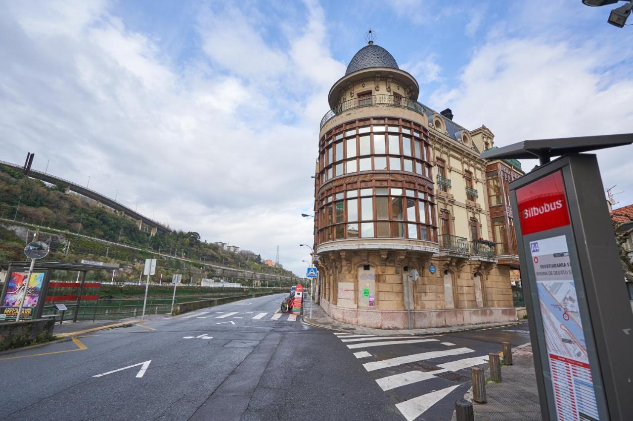 דירות Apartamento Bio Exclusivo Con Mirador En Bilbao Y Aparcamiento Publico Gratuito מראה חיצוני תמונה